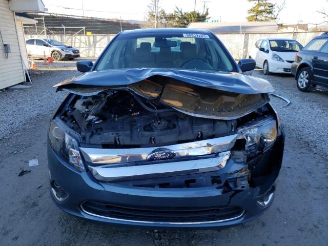 3FAHP0JA3CR391550 - 2012 FORD FUSION SEL BLUE photo 5