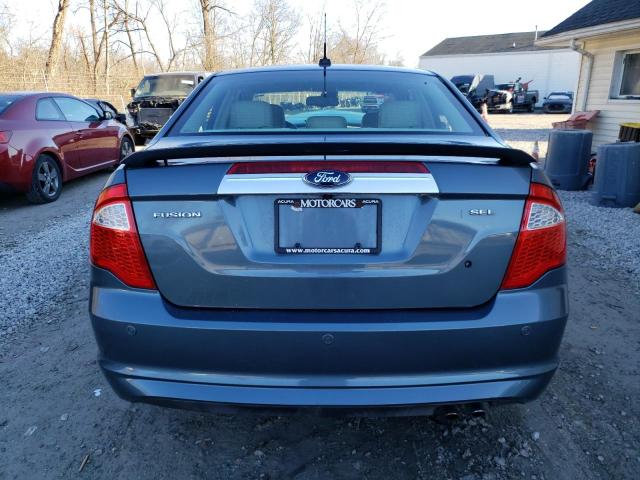 3FAHP0JA3CR391550 - 2012 FORD FUSION SEL BLUE photo 6