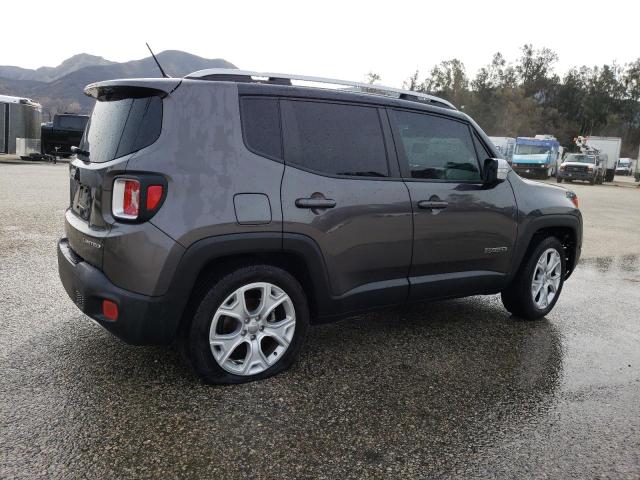 ZACCJADB6HPF68416 - 2017 JEEP RENEGADE LIMITED GRAY photo 3