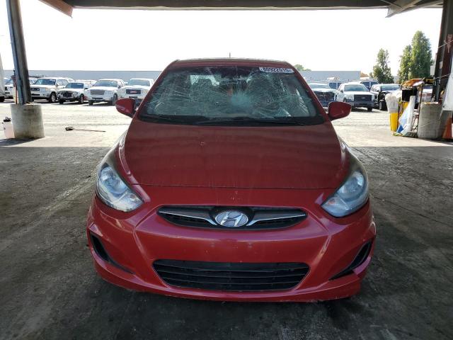 KMHCT4AE9DU480426 - 2013 HYUNDAI ACCENT GLS RED photo 5
