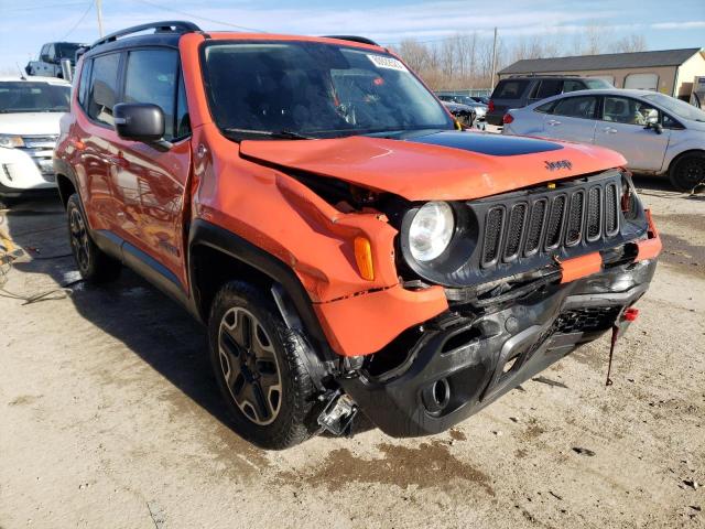 ZACCJBCB8HPG50879 - 2017 JEEP RENEGADE TRAILHAWK ORANGE photo 4