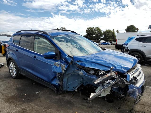 1FMCU0HD0KUB05623 - 2019 FORD ESCAPE SEL BLUE photo 4
