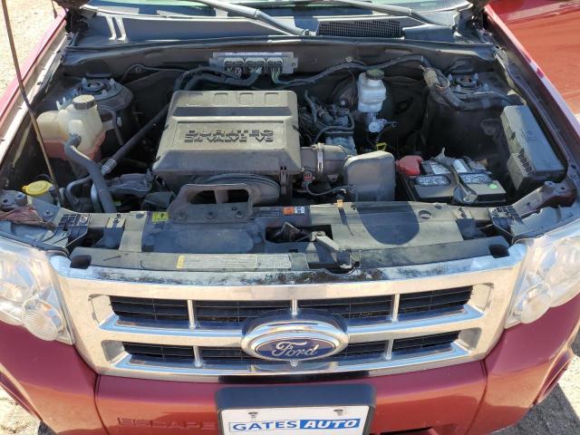 1FMCU9DGXCKB00933 - 2012 FORD ESCAPE XLT წითელი ფოტო 12