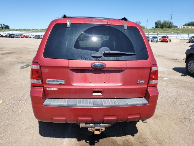 1FMCU9DGXCKB00933 - 2012 FORD ESCAPE XLT წითელი ფოტო 6
