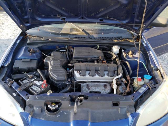 2HGES163X4H611700 - 2004 HONDA CIVIC DX VP Կապույտ լուսանկար 11