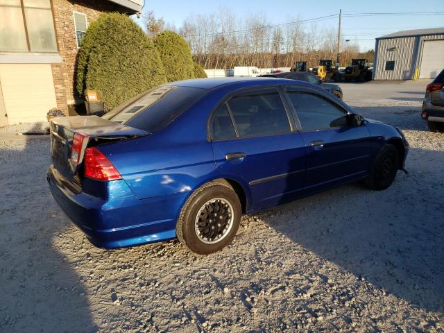 2HGES163X4H611700 - 2004 HONDA CIVIC DX VP BLUE photo 3