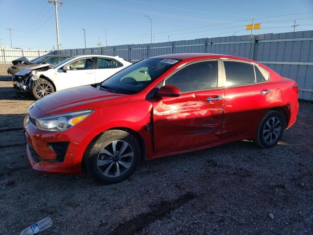 3KPA24AD7ME415580 - 2021 KIA RIO LX RED photo 1