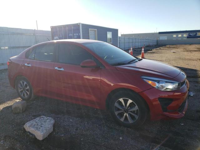 3KPA24AD7ME415580 - 2021 KIA RIO LX RED photo 4