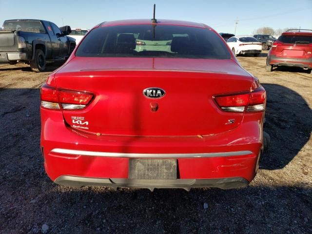 3KPA24AD7ME415580 - 2021 KIA RIO LX RED photo 6