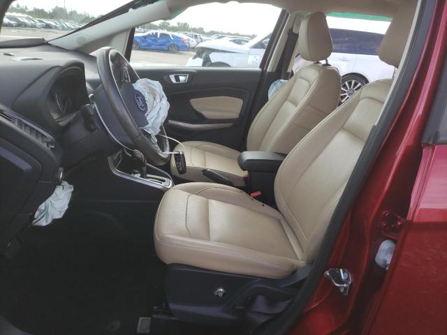 MAJ3P1TE0JC163985 - 2018 FORD ECOSPORT SE Rot Foto 7