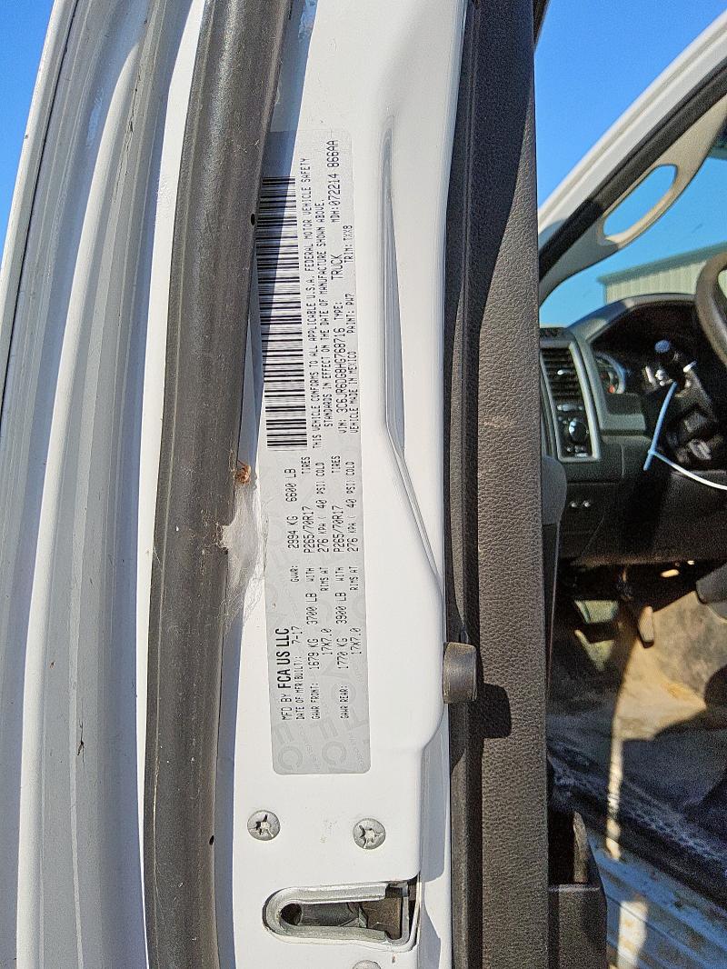 3C6JR6DG8HG768716 - 2017 RAM 1500 ST Ağ foto 13