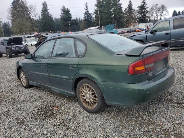 4S3BE645617202191 - 2001 SUBARU LEGACY GT GREEN photo 2