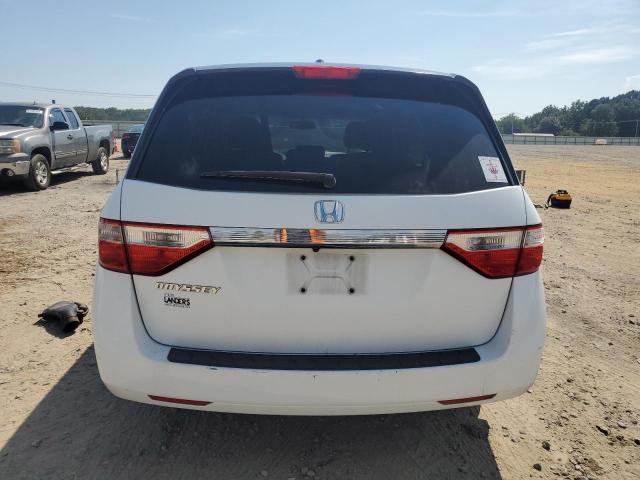5FNRL5H60BB058683 - 2011 HONDA ODYSSEY EXL WHITE photo 6
