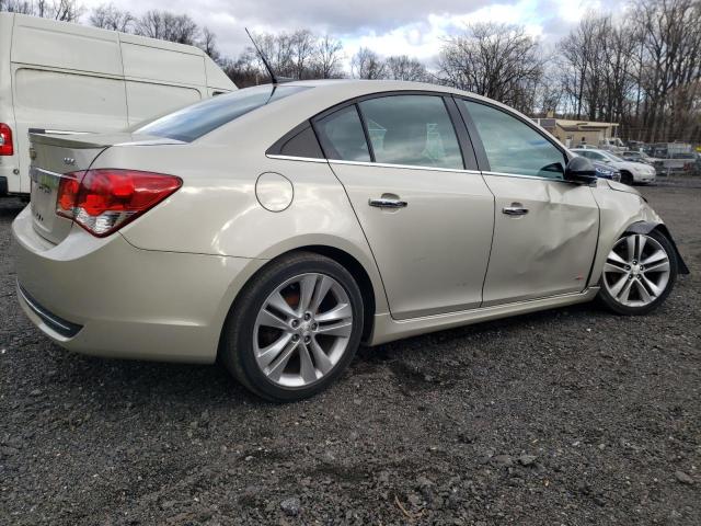 1G1PG5SB1E7430181 - 2014 CHEVROLET CRUZE LTZ GOLD photo 3