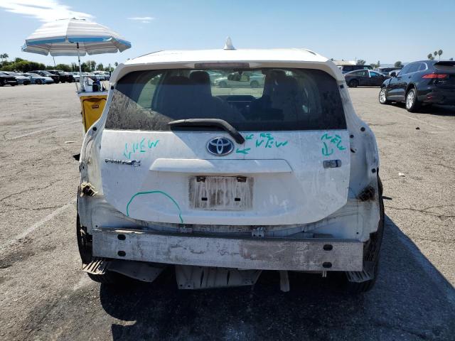 JTDKDTB33G1123348 - 2016 TOYOTA PRIUS C WHITE photo 6