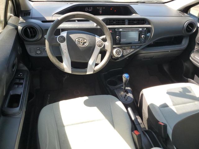JTDKDTB33G1123348 - 2016 TOYOTA PRIUS C WHITE photo 8