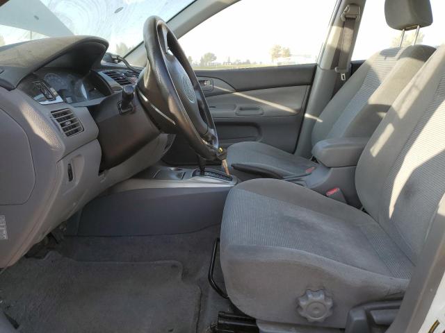 JA3AJ26E84U604473 - 2004 MITSUBISHI LANCER ES WHITE photo 7