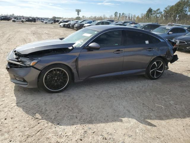 1HGCV1F36JA214395 - 2018 HONDA ACCORD SPORT GRAY photo 1