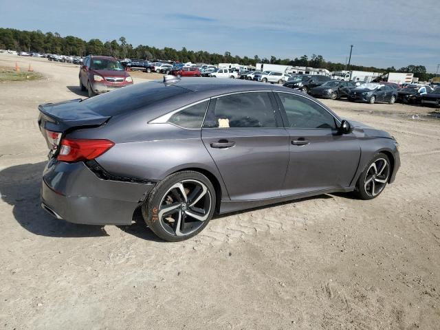 1HGCV1F36JA214395 - 2018 HONDA ACCORD SPORT GRAY photo 3