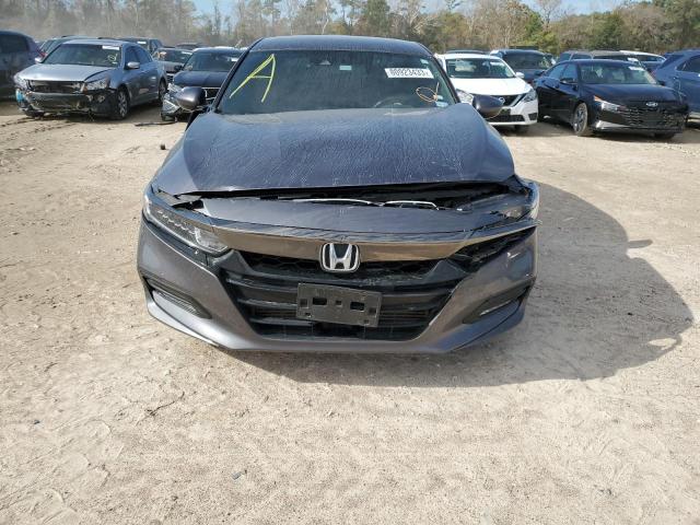 1HGCV1F36JA214395 - 2018 HONDA ACCORD SPORT GRAY photo 5