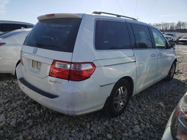 5FNRL38475B085712 - 2005 HONDA ODYSSEY EX WHITE photo 3