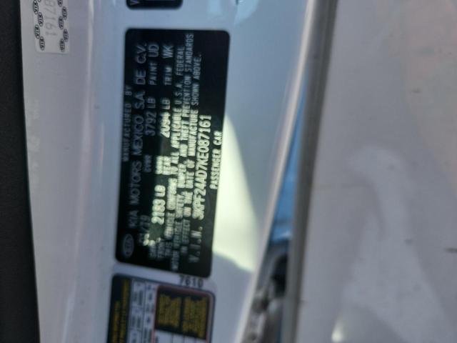 3KPF24AD7KE087161 - 2019 KIA FORTE FE Ağ foto 12