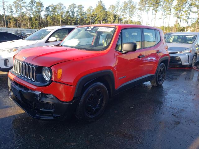 ZACCJAAH9FPC17733 - 2015 JEEP RENEGADE SPORT RED photo 1