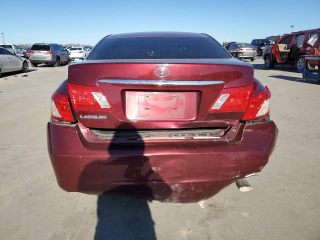 JTHBJ46G372136279 - 2007 LEXUS ES 350 MAROON photo 6