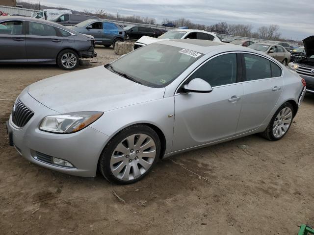 W04G05GV3B1085856 - 2011 BUICK REGAL CXL SILVER photo 1