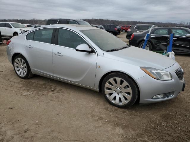 W04G05GV3B1085856 - 2011 BUICK REGAL CXL SILVER photo 4