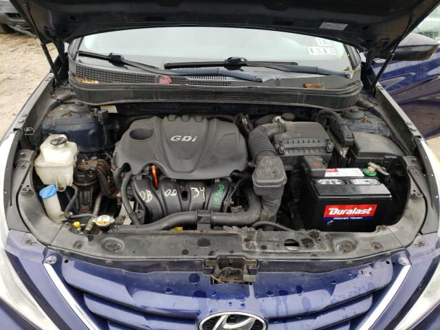 5NPEB4AC2DH720702 - 2013 HYUNDAI SONATA GLS BLUE photo 11