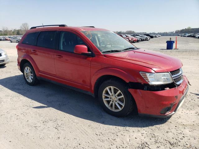 3C4PDCBG5FT564513 - 2015 DODGE JOURNEY SXT RED photo 4