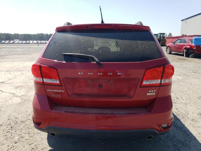 3C4PDCBG5FT564513 - 2015 DODGE JOURNEY SXT RED photo 6