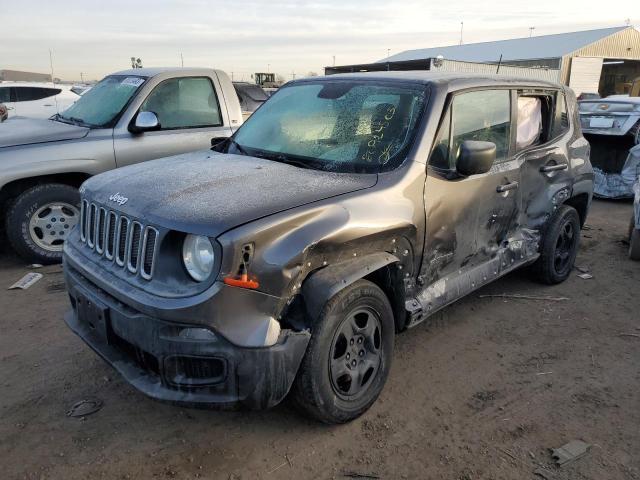 ZACCJBAT0GPE30551 - 2016 JEEP RENEGADE SPORT GRAY photo 1