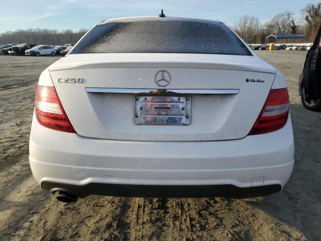 WDDGF4HB8EG237849 - 2014 MERCEDES-BENZ C 250 WHITE photo 6