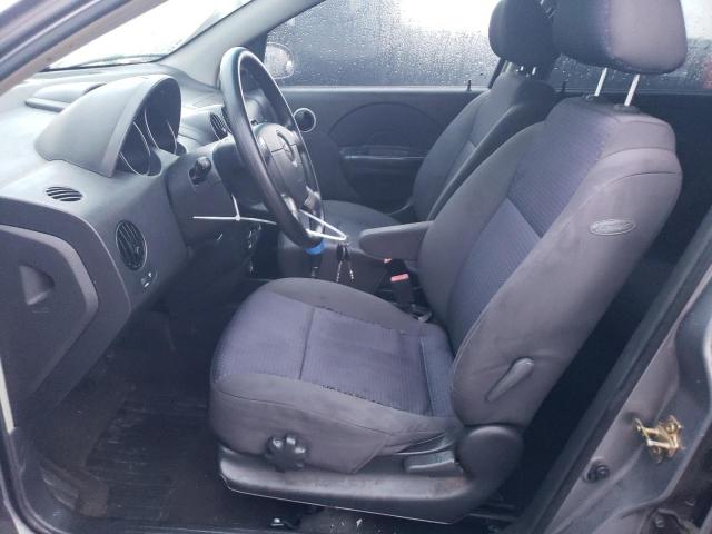 KL1TD66627B686175 - 2007 CHEVROLET AVEO BASE GRAY photo 7