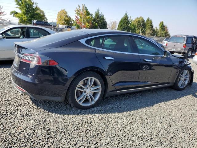 5YJSA1CN9DFP23159 - 2013 TESLA MODEL S Azul foto 3