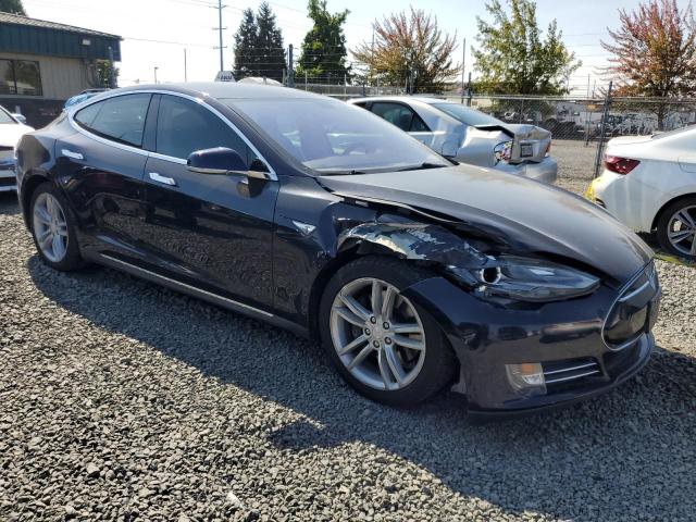 5YJSA1CN9DFP23159 - 2013 TESLA MODEL S Azul foto 4