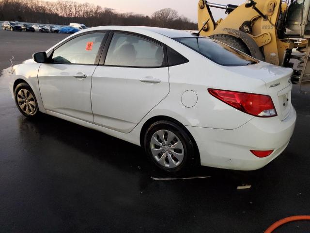 KMHCT4AE2GU122153 - 2016 HYUNDAI ACCENT SE WHITE photo 2