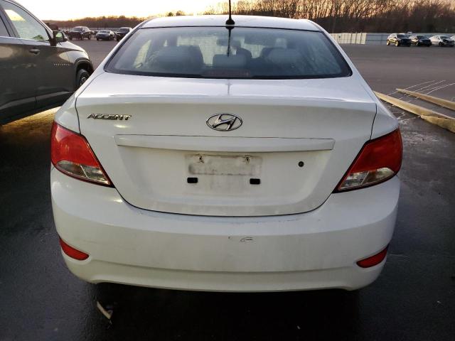 KMHCT4AE2GU122153 - 2016 HYUNDAI ACCENT SE WHITE photo 6