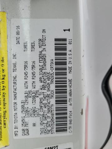 5TFRX5GN5HX075779 - 2017 TOYOTA TACOMA ACCESS CAB Ақ фото 13