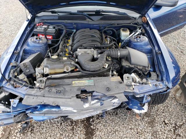 1ZVFT82H975245666 - 2007 FORD MUSTANG GT BLUE photo 11