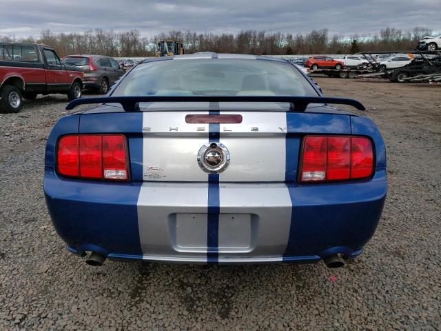 1ZVFT82H975245666 - 2007 FORD MUSTANG GT BLUE photo 6