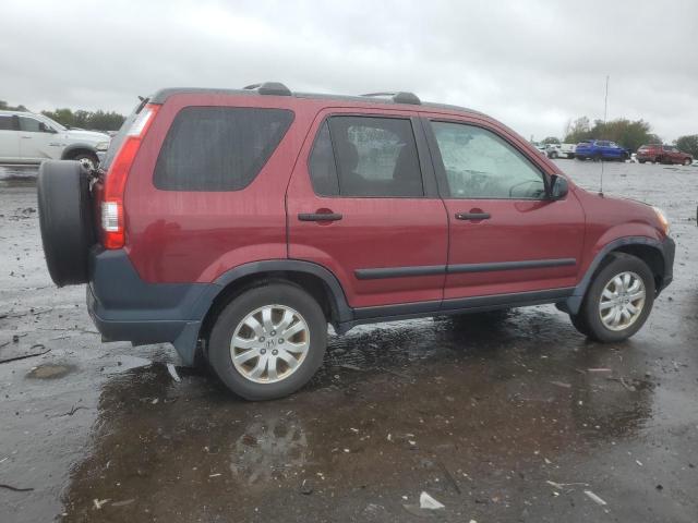 JHLRD78896C020854 - 2006 HONDA CR-V EX BURGUNDY photo 3