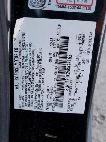 3LNHL2GC2AR644165 - 2010 LINCOLN MKZ BLACK photo 12