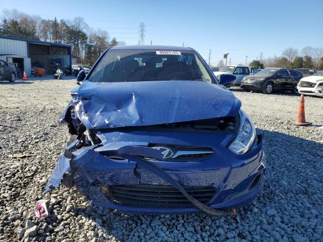 KMHCT5AE1EU183299 - 2014 HYUNDAI ACCENT GLS BLUE photo 5