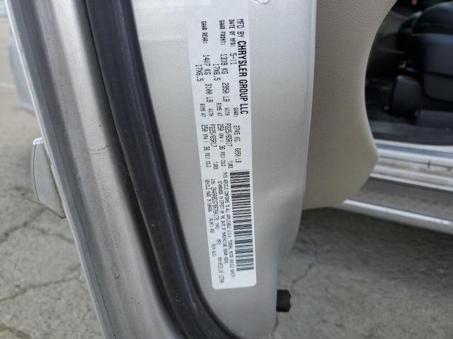 2A4RR8DG7BR784179 - 2011 CHRYSLER TOWN & COU TOURING L SILVER photo 12