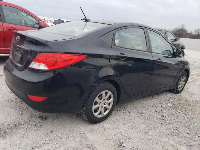 KMHCT4AE0DU555420 - 2013 HYUNDAI ACCENT GLS BLACK photo 3