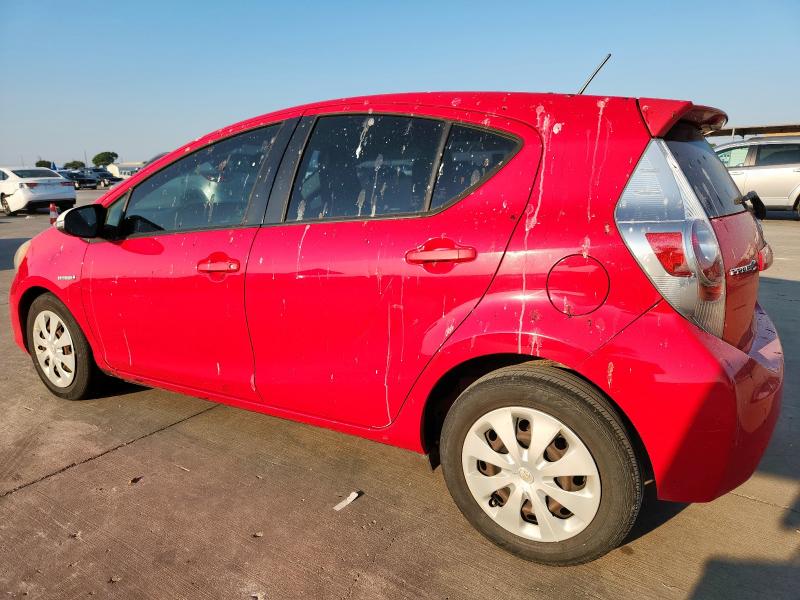 JTDKDTB38C1506311 - 2012 TOYOTA PRIUS C Կարմիր լուսանկար 2