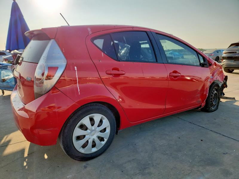 JTDKDTB38C1506311 - 2012 TOYOTA PRIUS C Կարմիր լուսանկար 3